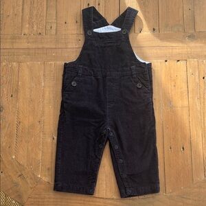 Jacadi corduroy overalls navy blue 18 months